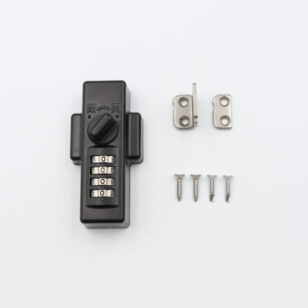 快適防犯　どあロックガード・ダイヤル式　外開き専用　ネジ止めタイプ