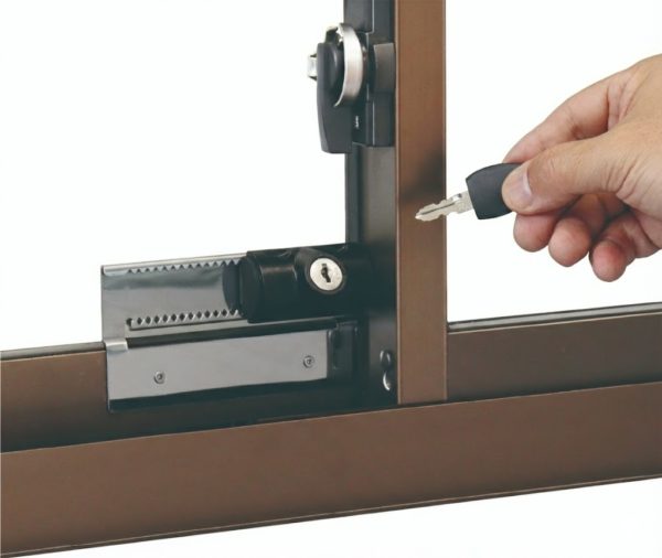 快適防犯 鍵付スライドロック 上げ下げ窓・隙間の狭い引き違い窓用