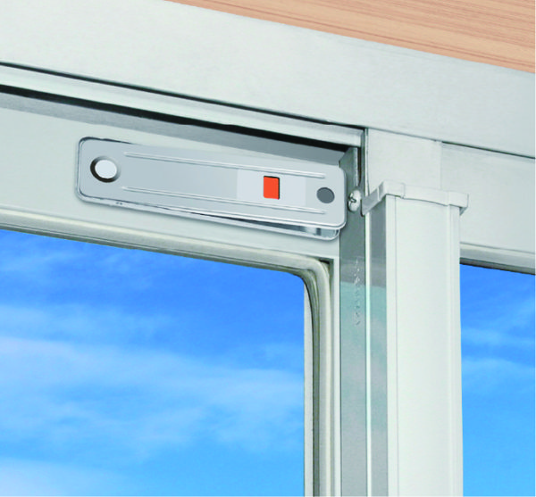 快適防犯 お知らせ窓付き ワンタッチロック 大 - 防犯・防災グッズの