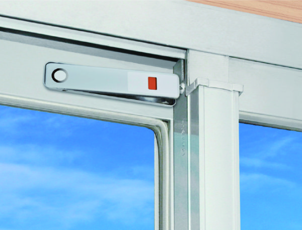 快適防犯 お知らせ窓付き ワンタッチロック 小